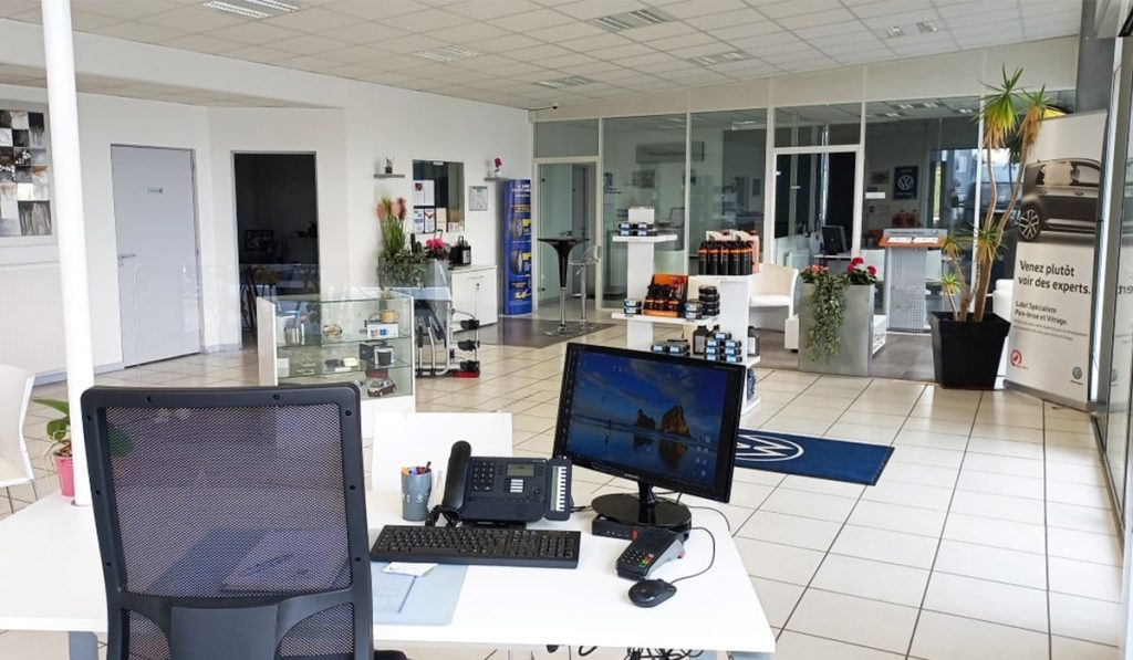 espace accueil du Garage automobile Basnier