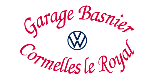 logo du garage basnier avec un fond blanc