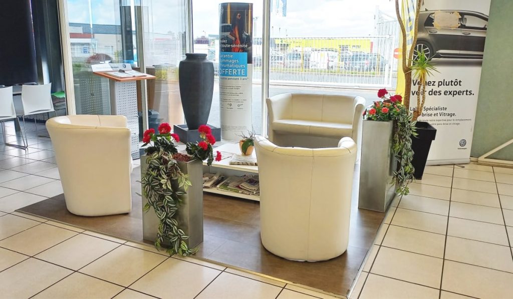 salon d'attente du Garage mécanique automobile Basnier