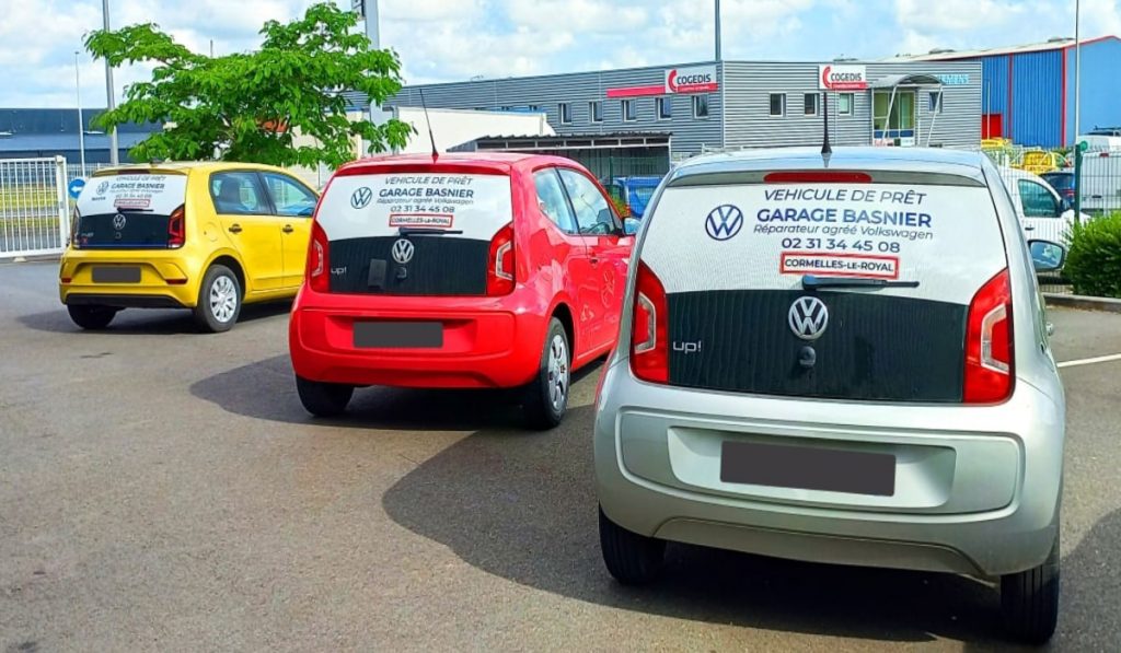 les véhicules de prêt pour la clientèle automobile du Garage Basnier